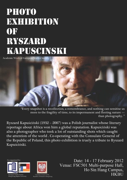 Photo exhibition of Ryszard Kapu?ci?ski